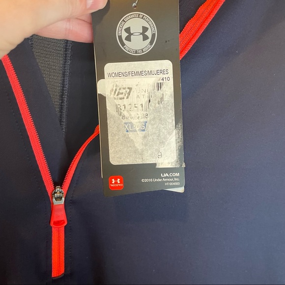 NWT Under Armor Quarter Zip Jacket - Picture 3 of 7